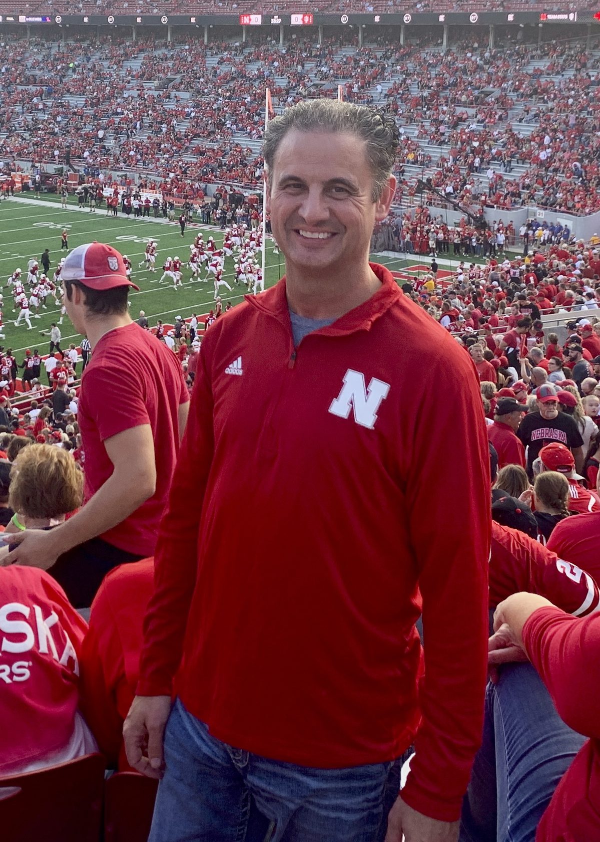 Massimo Rigotti at Memorial Stadium in Lincoln, Nebraska